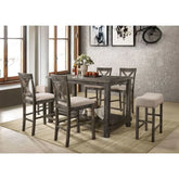 Martha II Weathered Gray Counter Height Table Model 73830 By ACME Furniture
